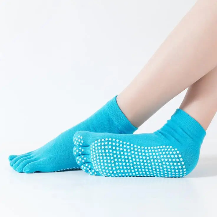 Colorful Non-Slip Toe Socks