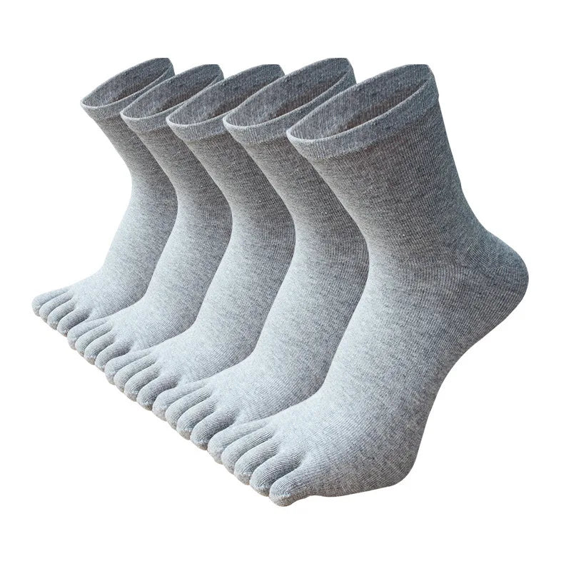 Winter Cotton Five Toe Socks