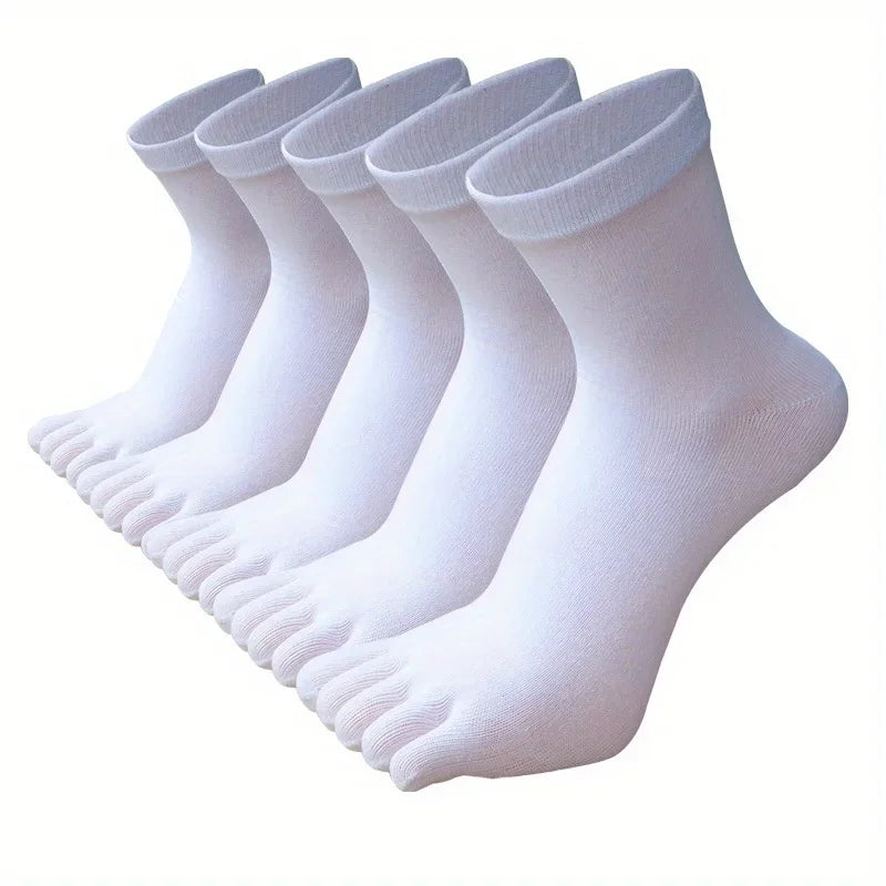 Casual Cotton Five Finger Socks