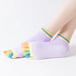 Colorful Non-Slip Toe Socks