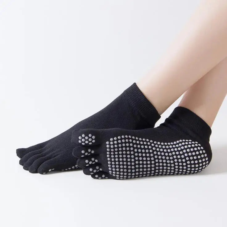 Colorful Non-Slip Toe Socks