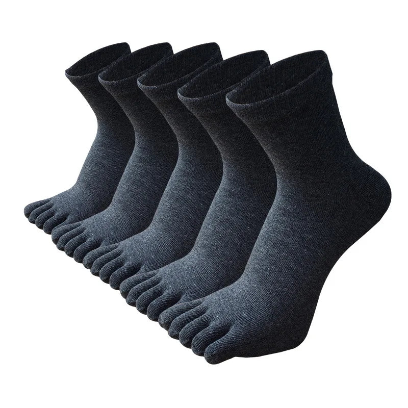 Winter Cotton Five Toe Socks