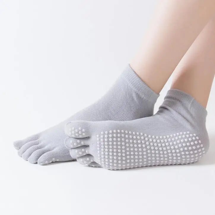 Colorful Non-Slip Toe Socks