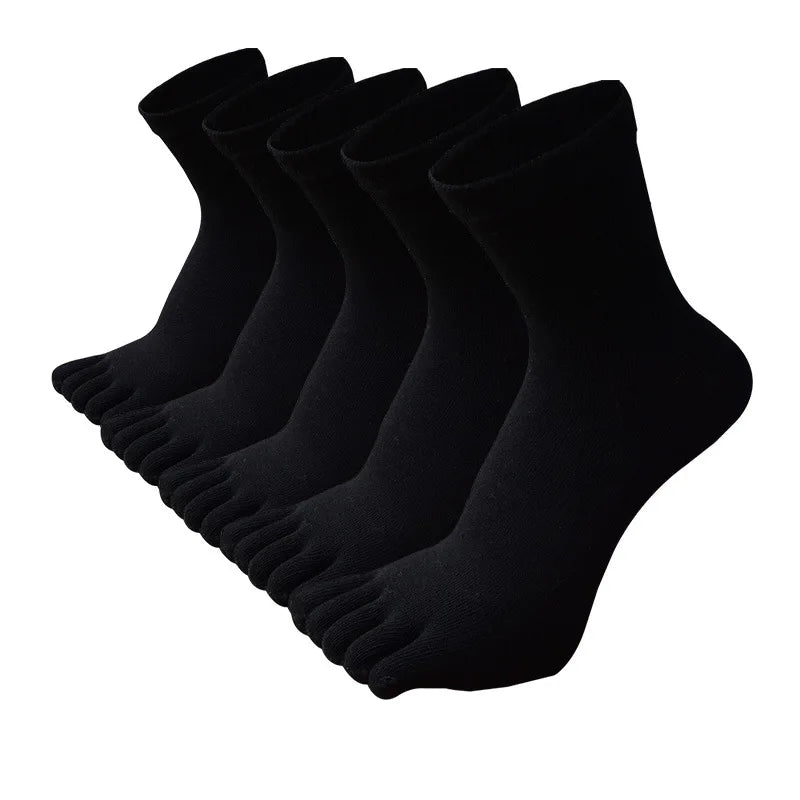 Winter Cotton Five Toe Socks
