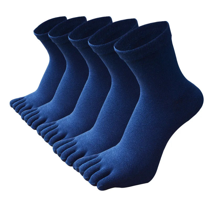Winter Cotton Five Toe Socks
