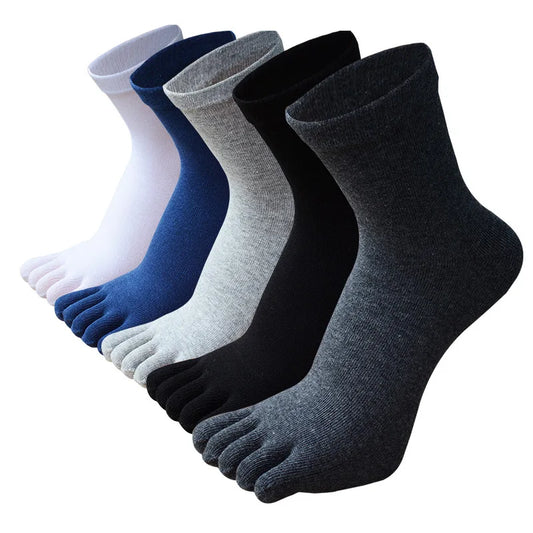 Winter Cotton Five Toe Socks