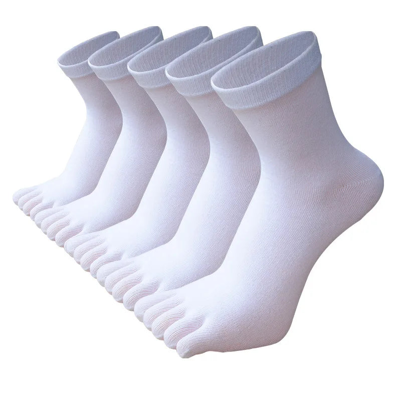 Winter Cotton Five Toe Socks