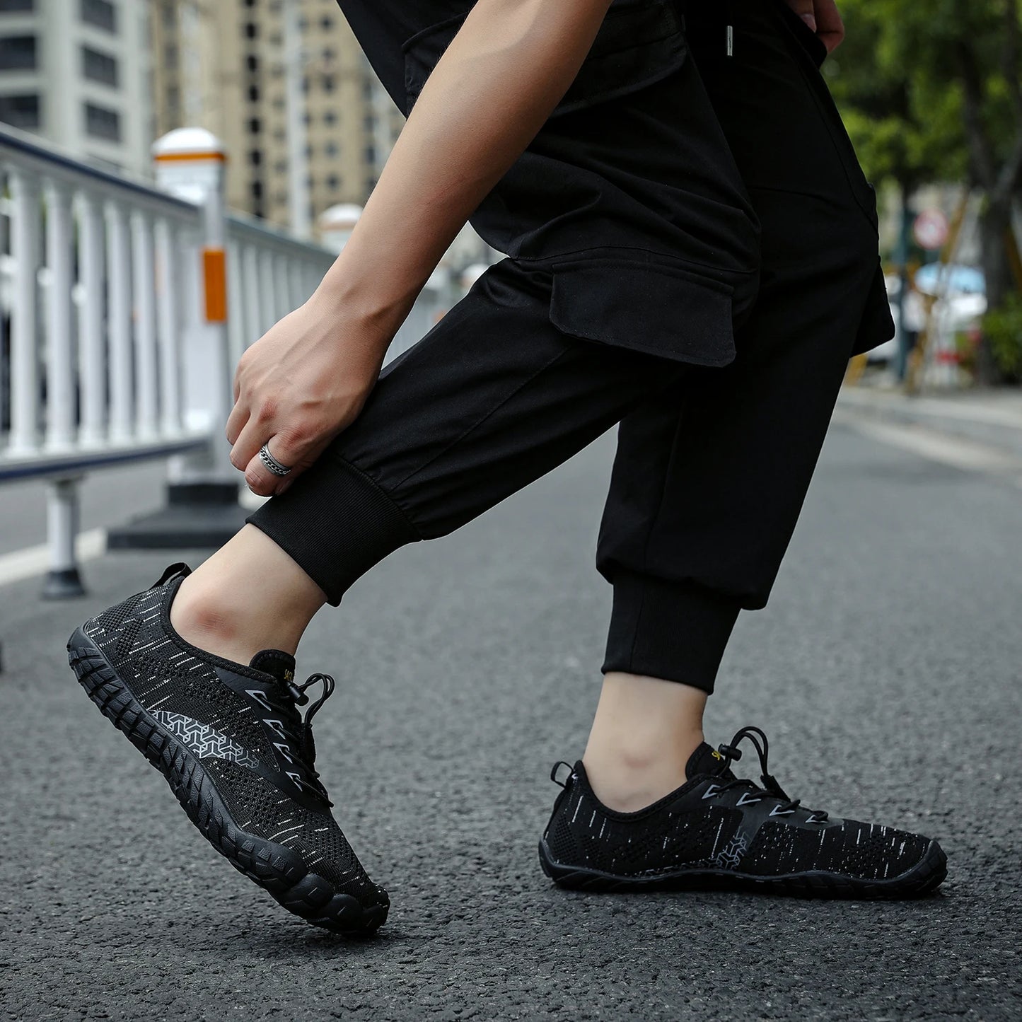 Gym Workout Barefoot Trainers