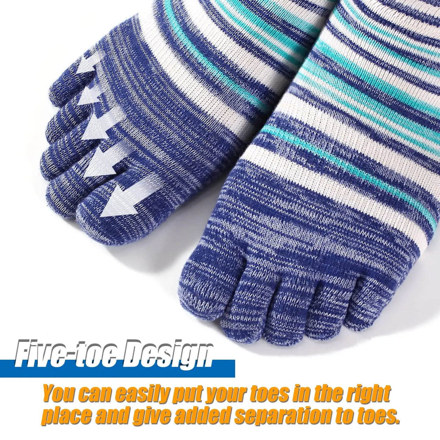 Ankle Five Finger Running Socks