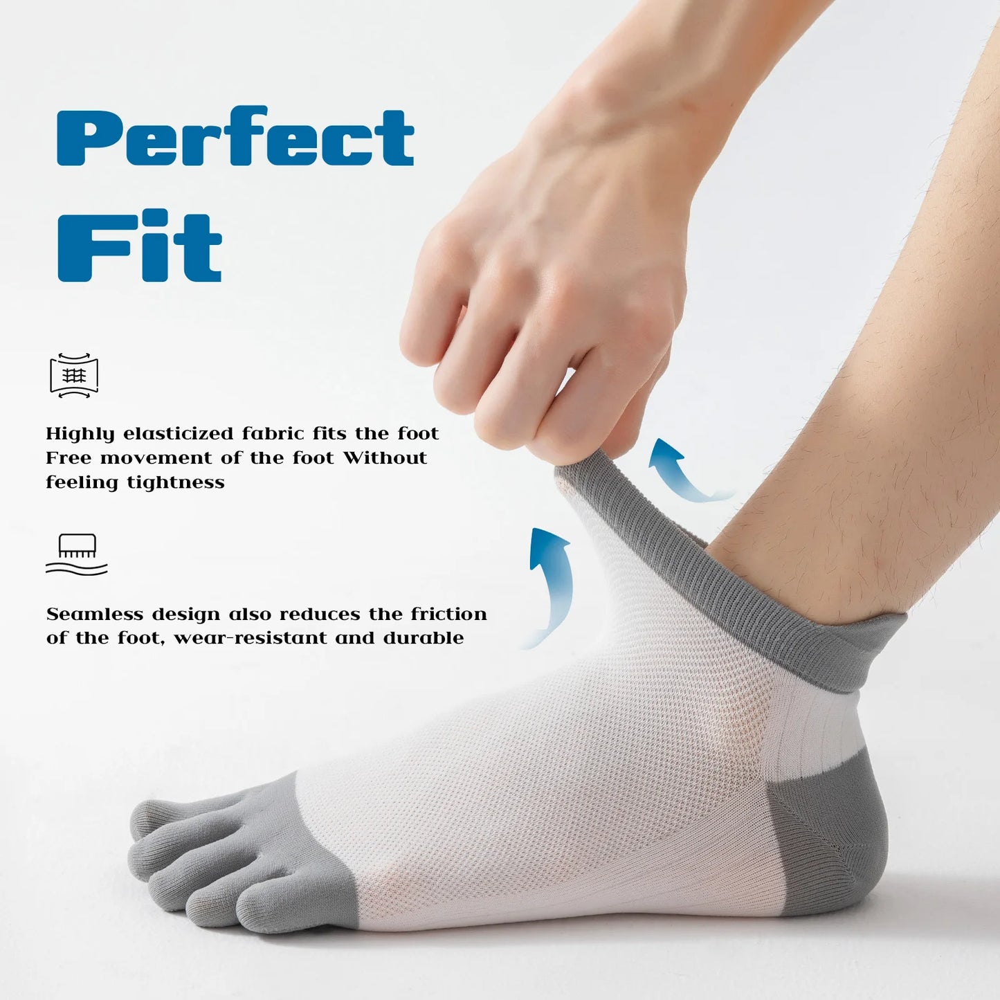 Moisture Wicking Toe Socks