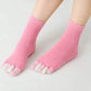 Solid Color Toe Socks