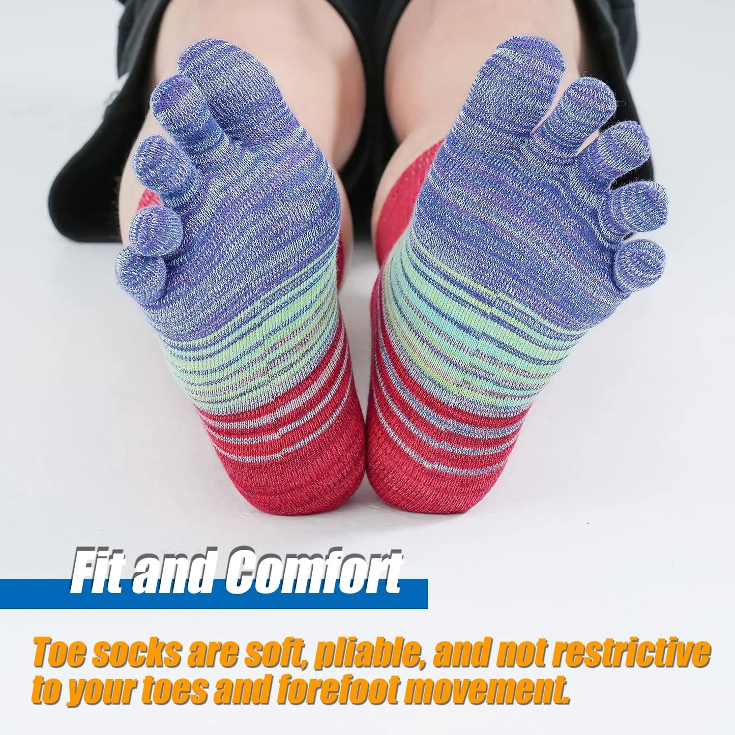 Ankle Five Finger Running Socks
