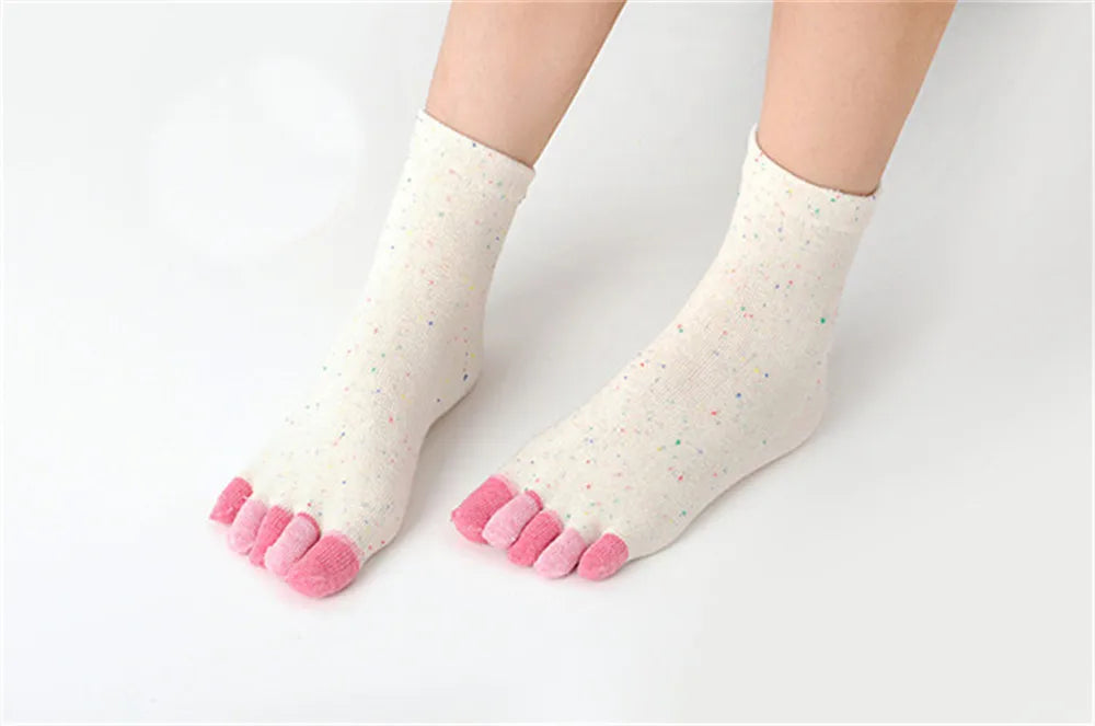 Colorful Tube Toe Socks