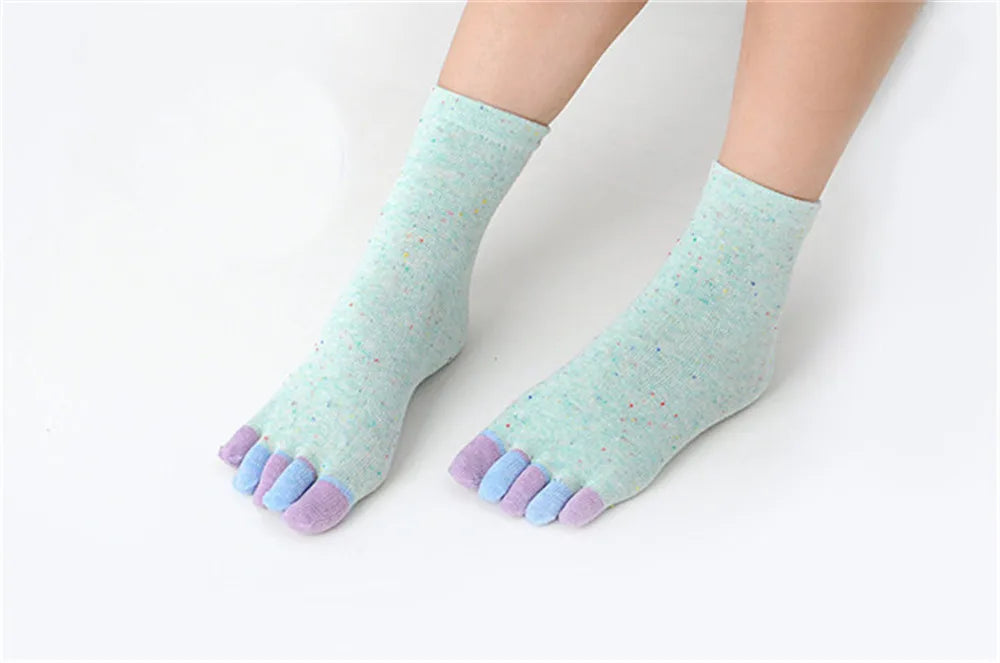 Colorful Tube Toe Socks