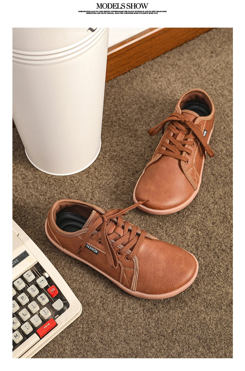 Wide Toe Casual Loafers