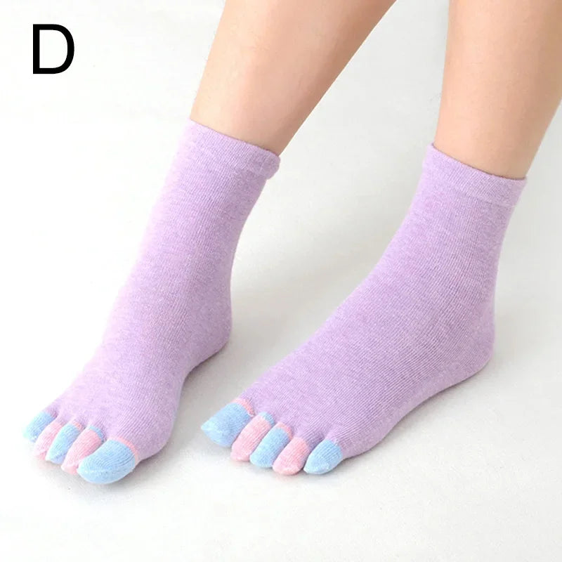 Colorful Tube Toe Socks