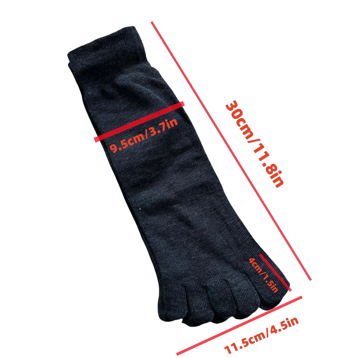 Casual Cotton Five Finger Socks