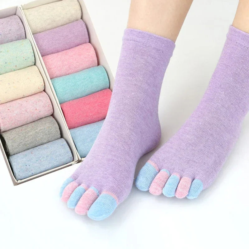 Colorful Tube Toe Socks