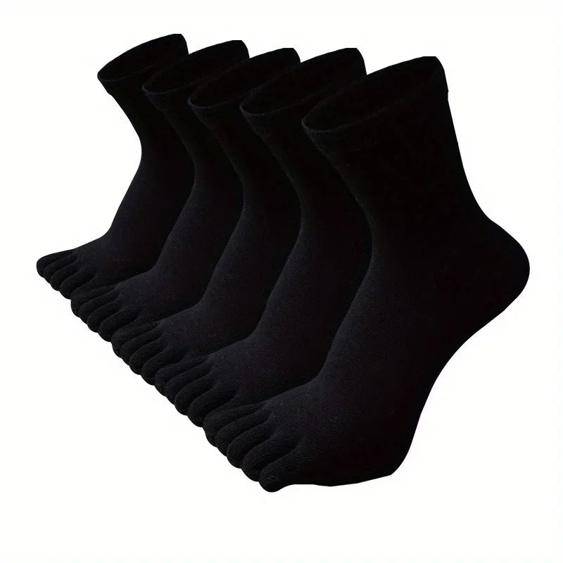 Casual Cotton Five Finger Socks