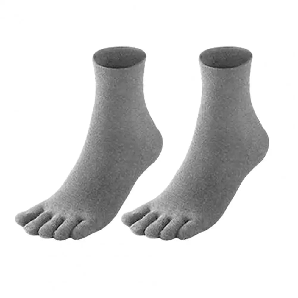 Breathable Cotton Five Toe Socks