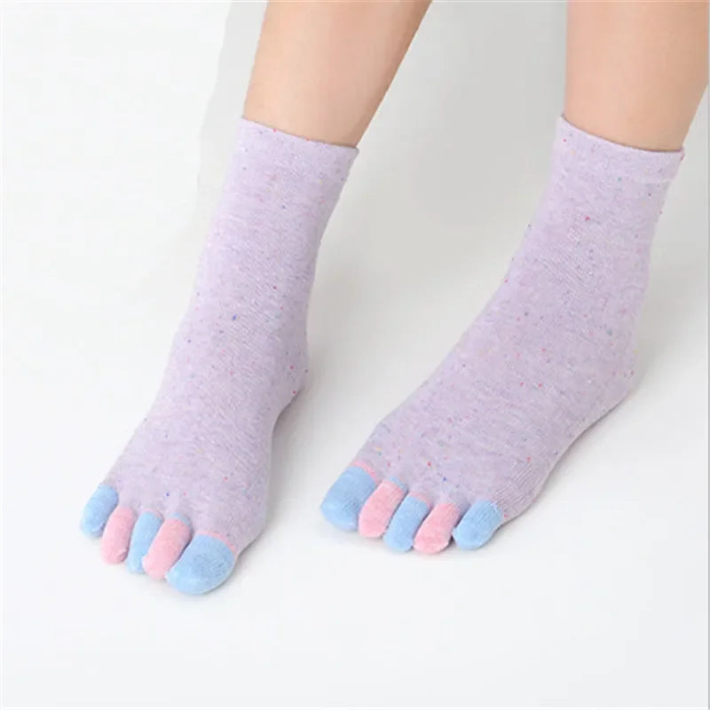 Colorful Tube Toe Socks