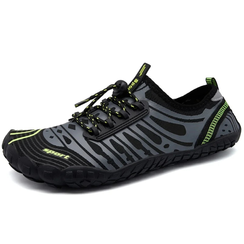 Artificial Leather Mesh Sneakers