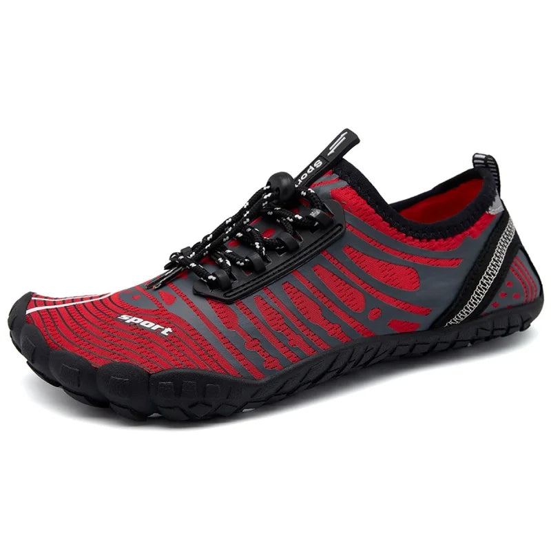 Artificial Leather Mesh Sneakers
