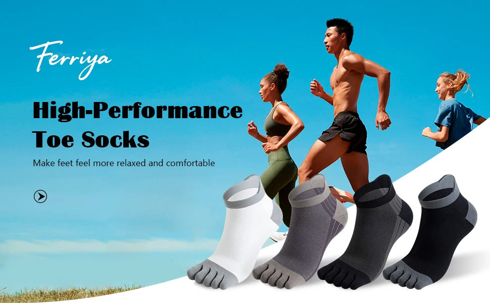 Moisture Wicking Toe Socks