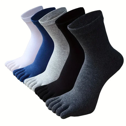 Casual Cotton Five Finger Socks