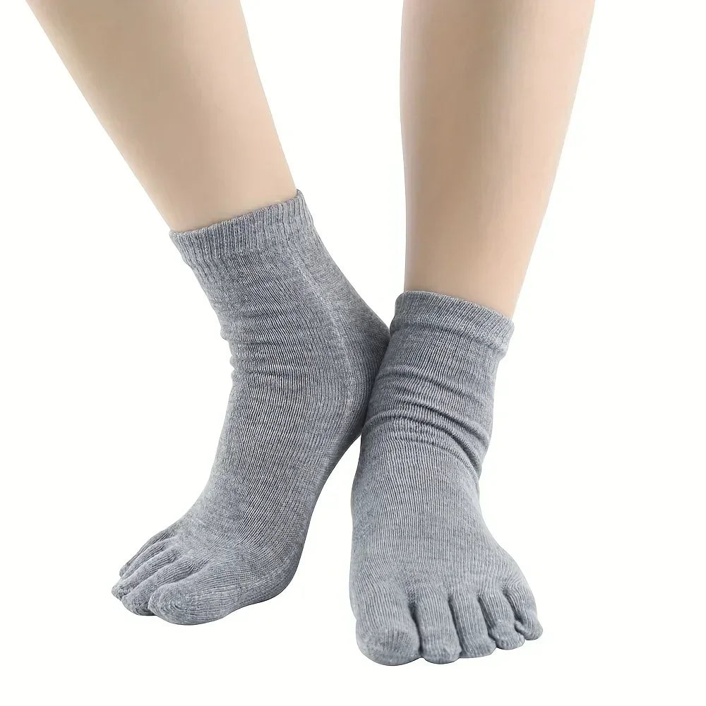 Casual Cotton Five Finger Socks