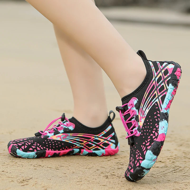 Beach Surfing Aqua Sneakers
